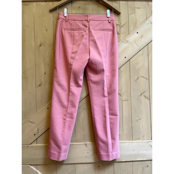 Express Columnist Tapered Mid Rise Salmon Pink Pants - Size 0S - Picture 2 of 6